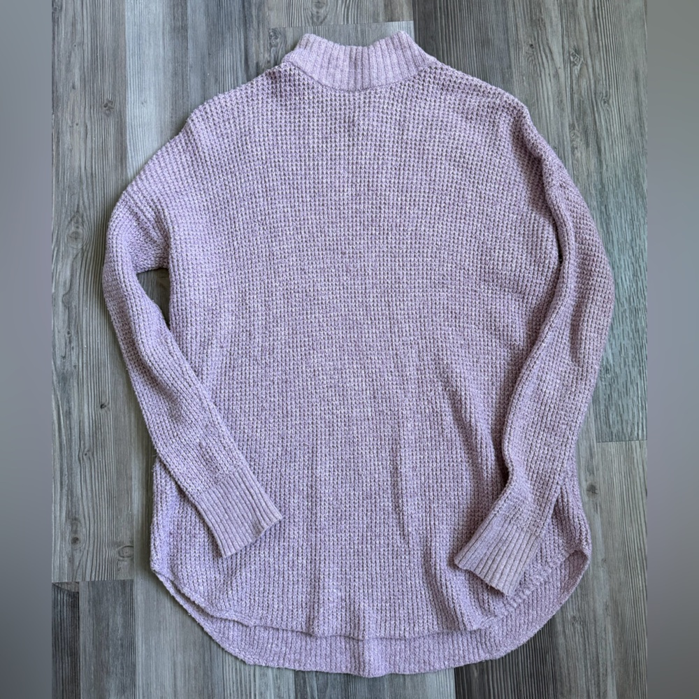 American Eagle Outfitters Light Purple Turtleneck Sweater